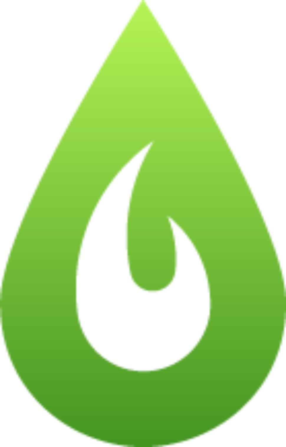 Libkey green flame icon